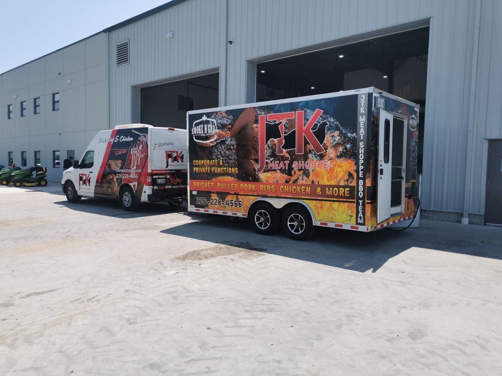 Smoke N Grill and JTK Meat Shoppe branded exterior photo